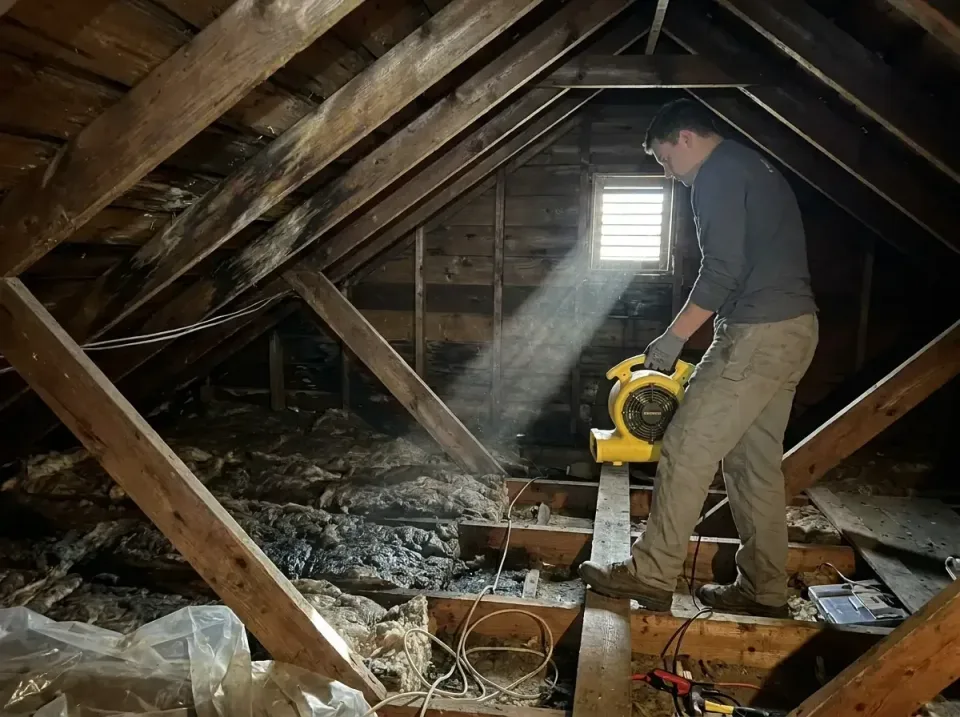 attic-water-damage-drying-proc-007 — frequently asked questions, Emergency Water Extraction & 24/7 Flood Response in Wonder…